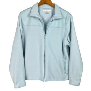 Nike Therma Fit Full Zip Light Blue Golf Jacket Womens Size XL